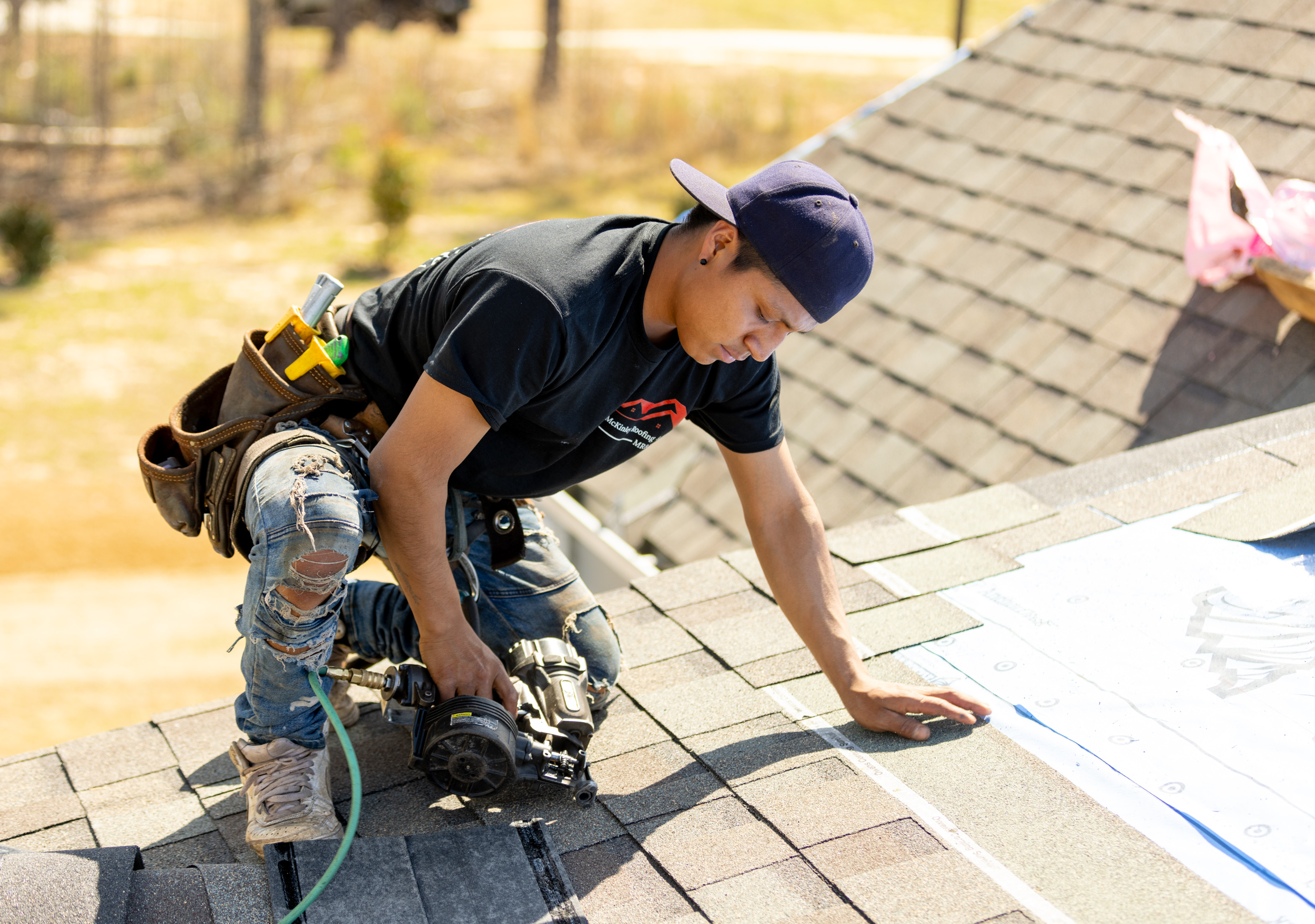 McKinley Roofing crew working in Dallas, GA